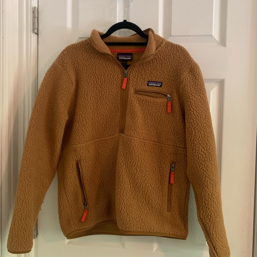 Patagonia women's retro pile fleece marsupial (Size M)